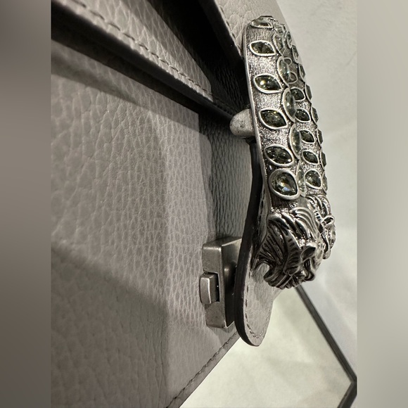 Gucci Grey Leather Mini Dionysus Bag - Picture 7 of 16